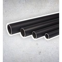 Zwarte Steigerbuis - 21.3 mm